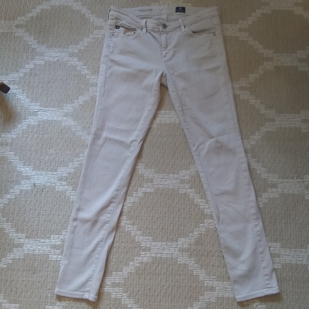 AG The Legging Ankle in Khaki Cream